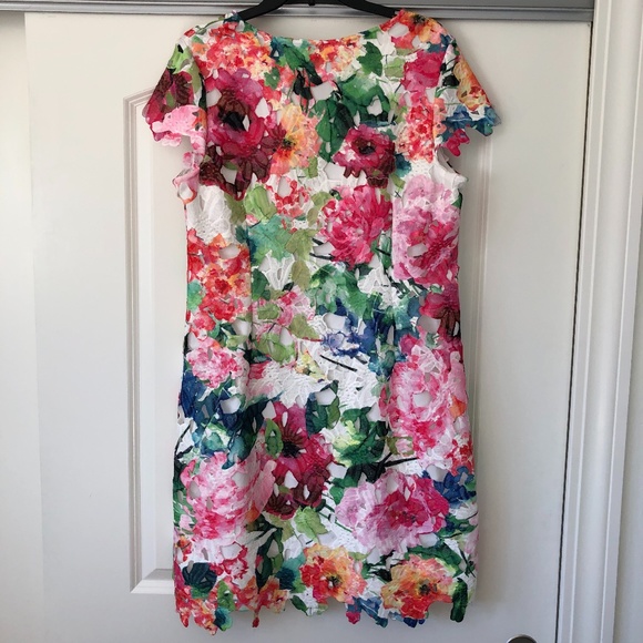 NWOT Donna Ricco Multi-Color Floral - Picture 2 of 15